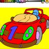 sports cute car coloring game