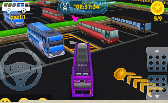 Bus Man Parking 3D 2