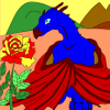 Kid's coloring: The Dragon